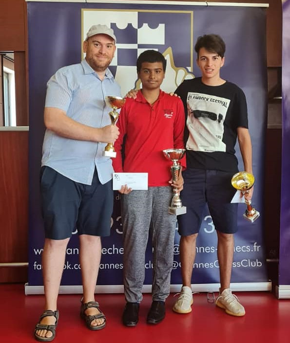 33ÈME OPEN INTERNATIONAL D'ÉTÉ DE LA VILLE DE CANNES - PRANESH M. EN SOLITAIRE DANS LE TOURNOI A ET DOUBLÉ CANNOIS DANS LE B !!