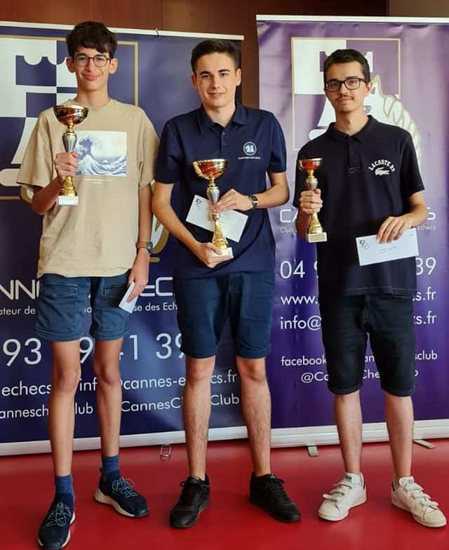 33ÈME OPEN INTERNATIONAL D'ÉTÉ DE LA VILLE DE CANNES - PRANESH M. EN SOLITAIRE DANS LE TOURNOI A ET DOUBLÉ CANNOIS DANS LE B !!