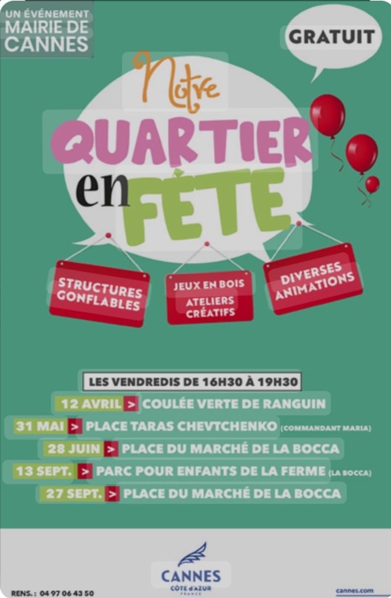 QUARTIER EN FÊTE - CANNES ECHECS PRÉSENT ! QUARTIER EN FÊTE - CANNES ECHECS PRÉSENT !