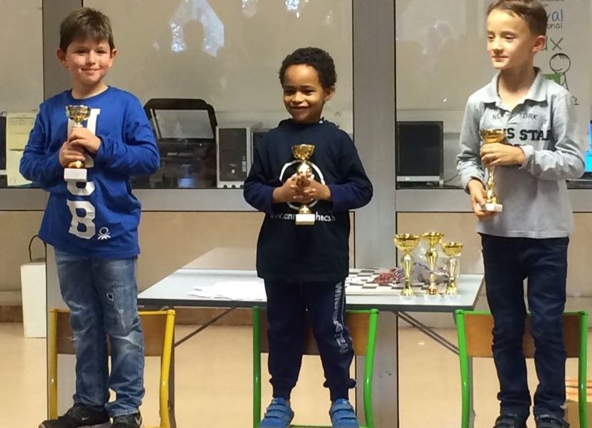 Le podium des petits