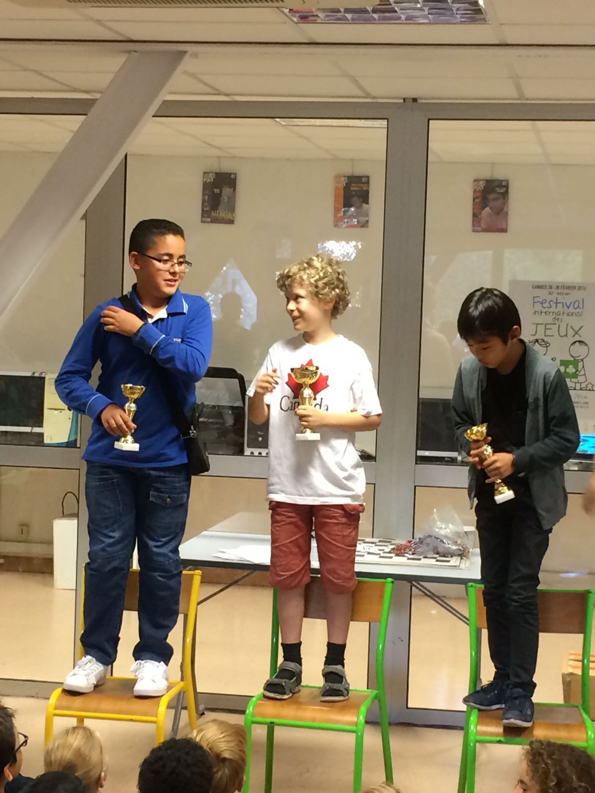 Le podium des grands