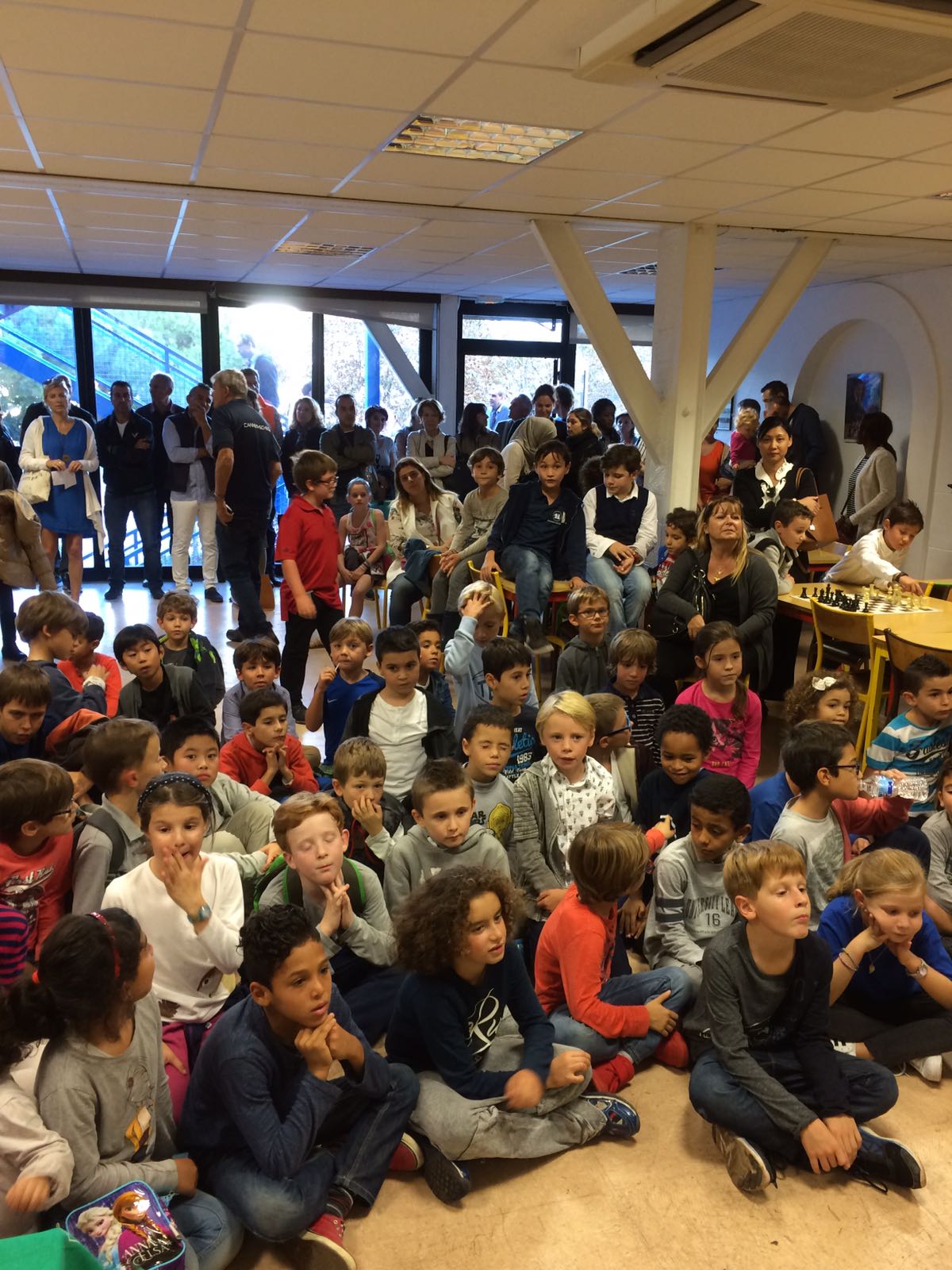 Beaucoup de monde à la remise des prix