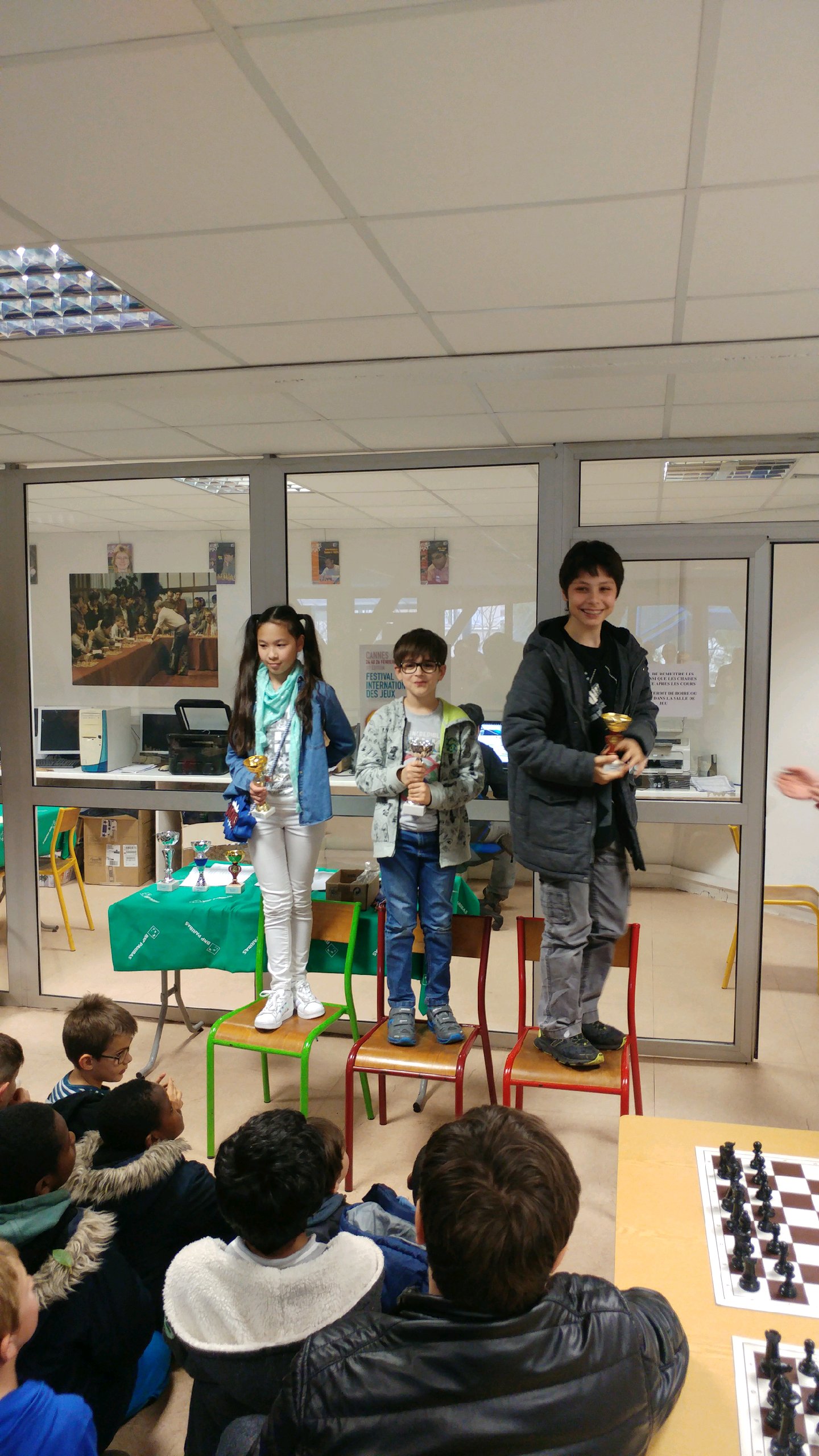 Le podium des Grands