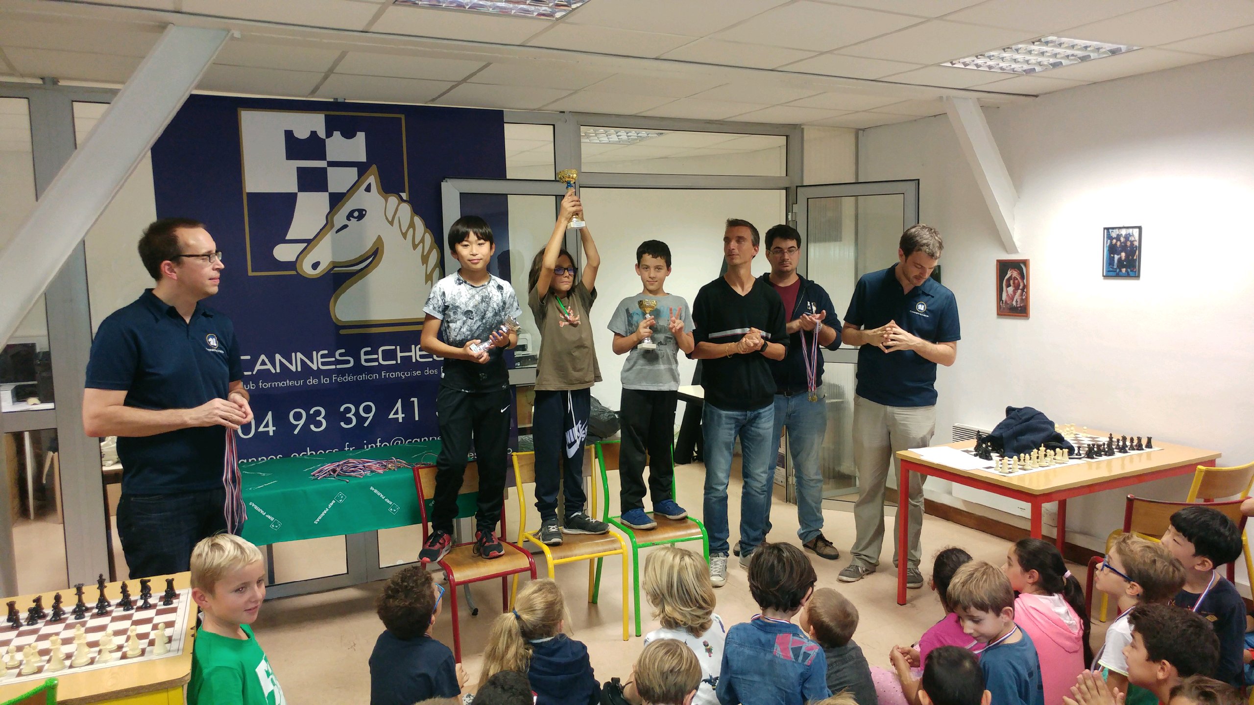 Le podium CM