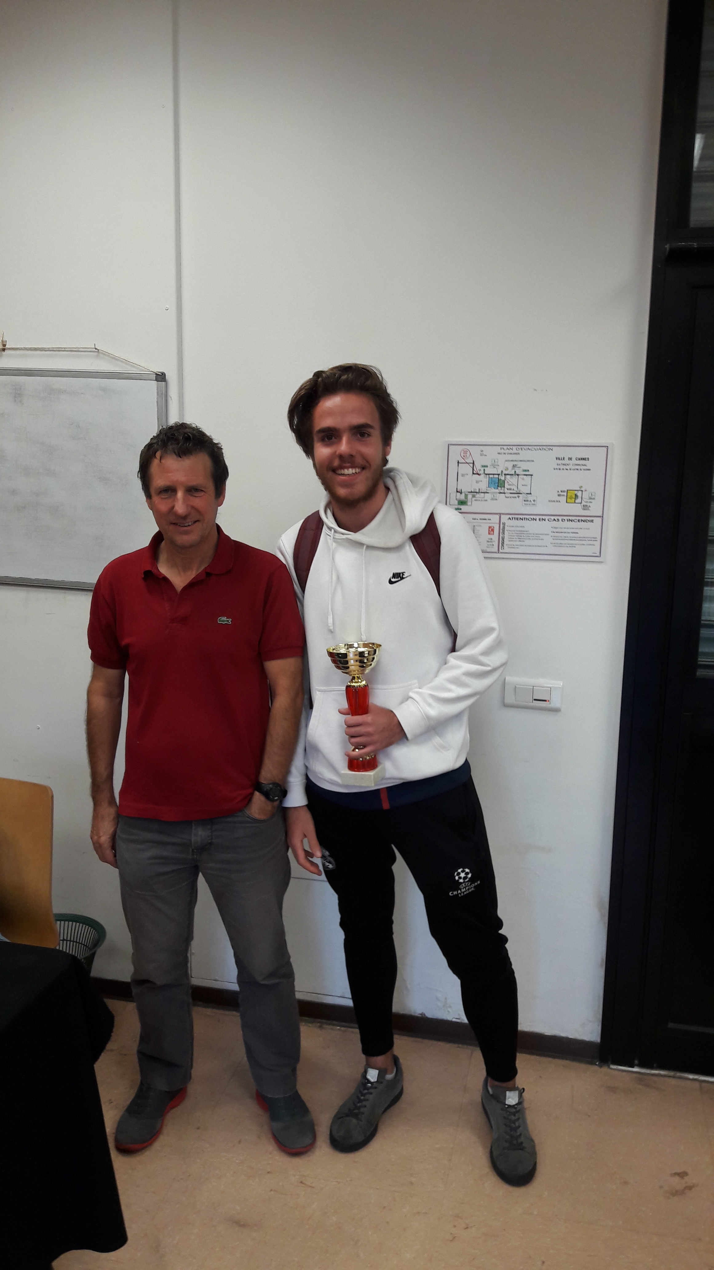 Clément et Marc 1er et 2ème du rapide