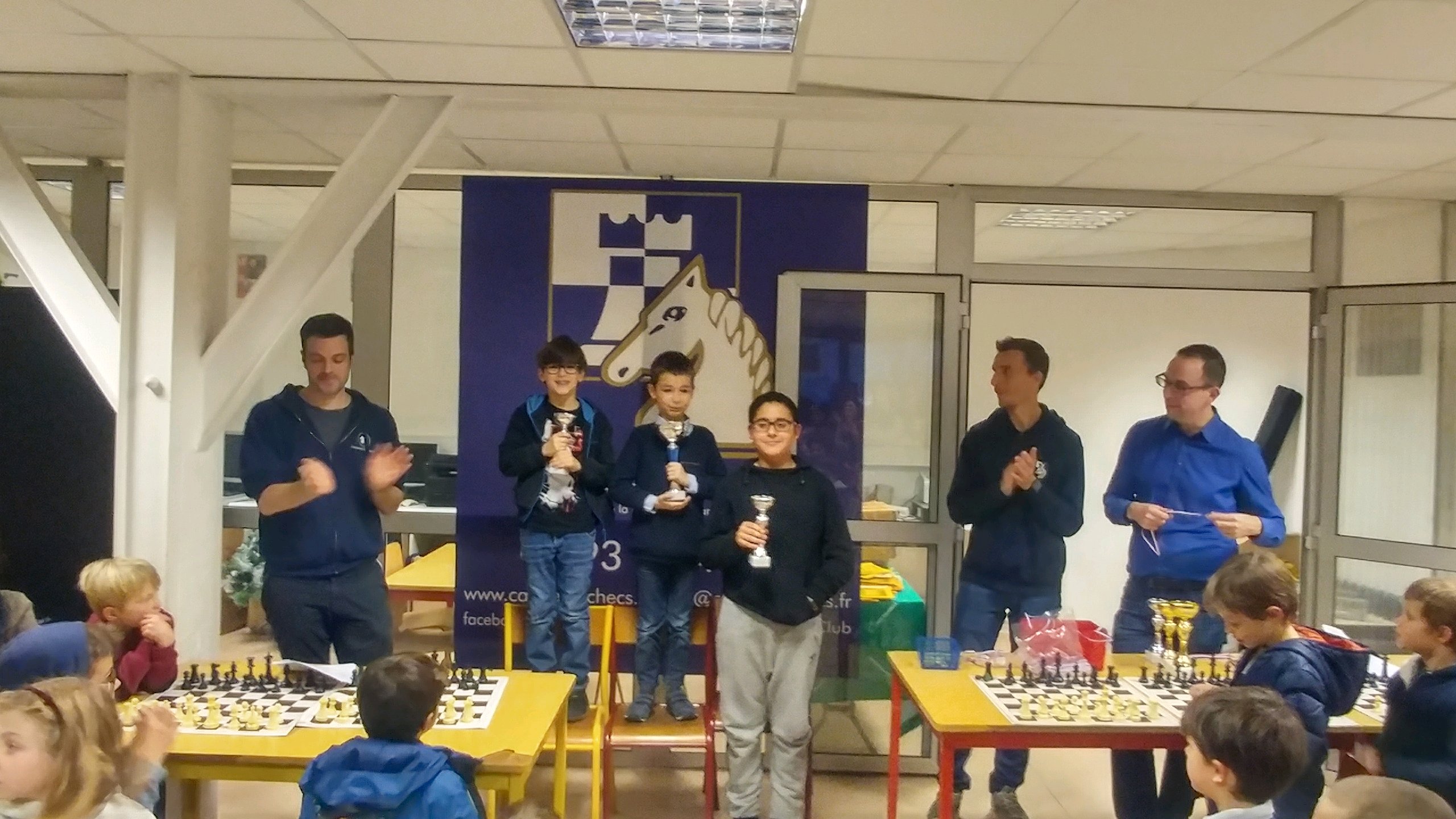 Le podium Masters