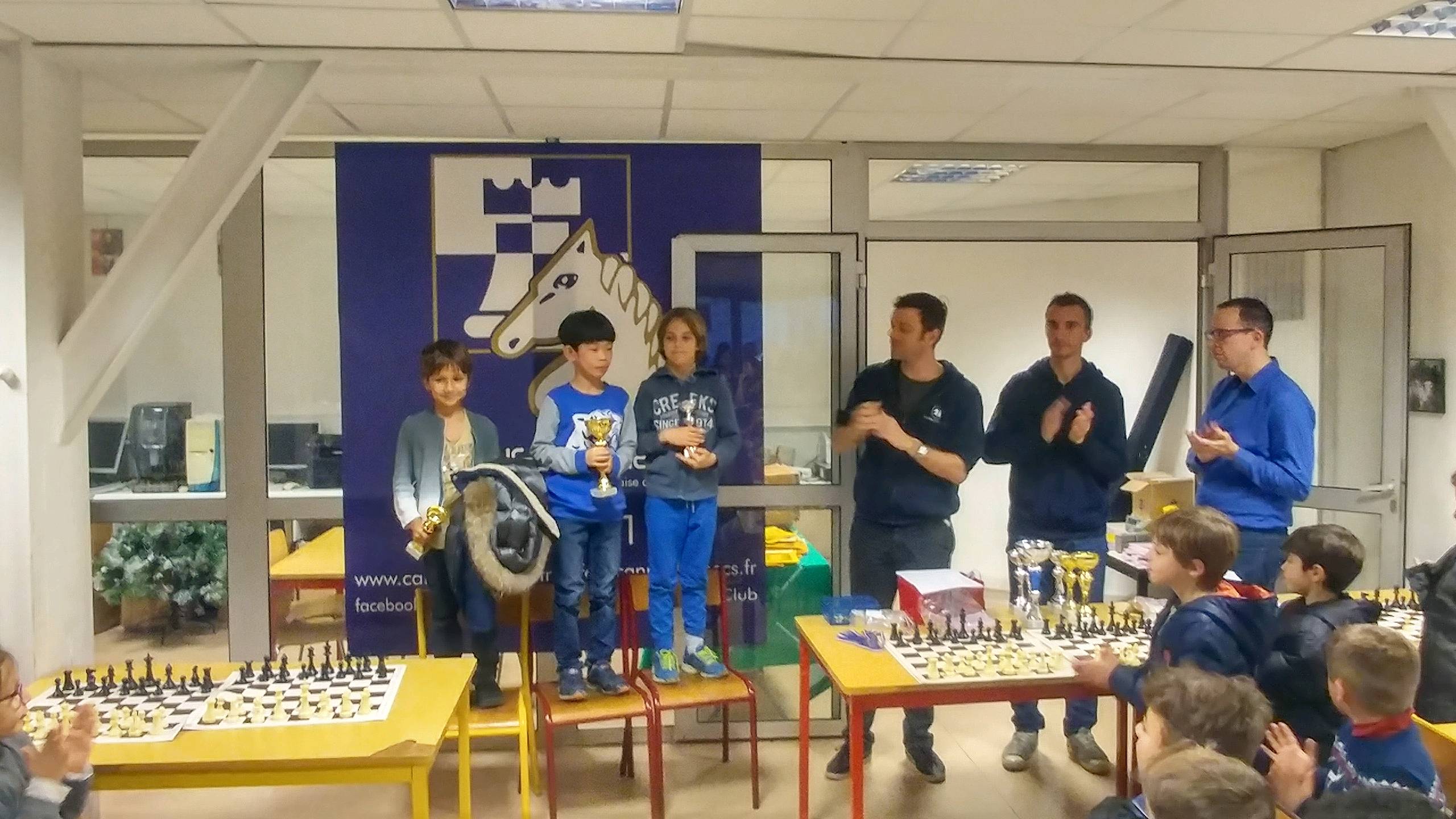 Le podium CE