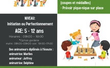 ♟️🏃 STAGE ÉCHECS &amp; ACTIVITÉS SPORTIVES – DU 26 AU 30 OCTOBRE ! 🍂
